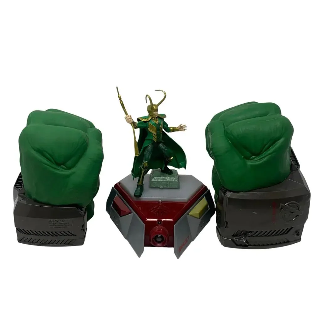 Playmation Marvel Hulk Starter Pack LOT With Prowler Bot And Extra Figures/Bases